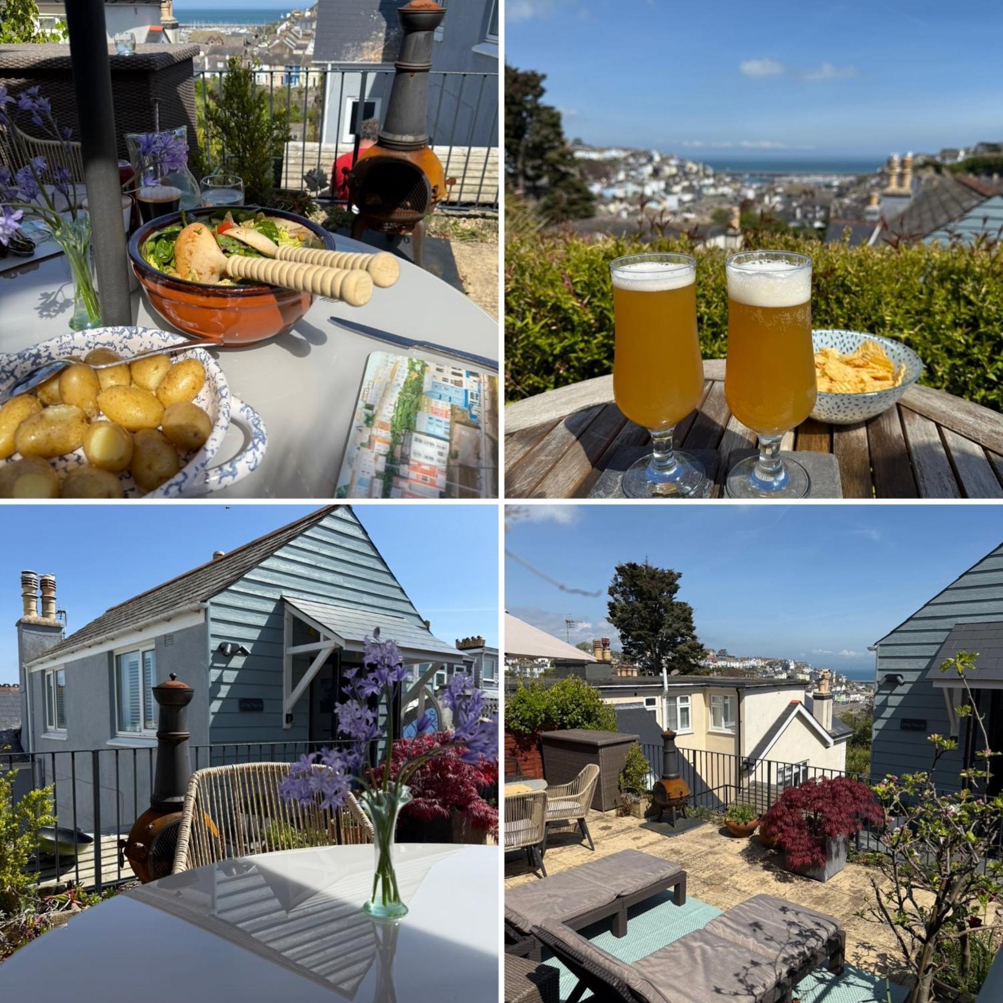 Little Trevio - Seaside Haven With Parking And Sea Views Apartment Brixham Luaran gambar